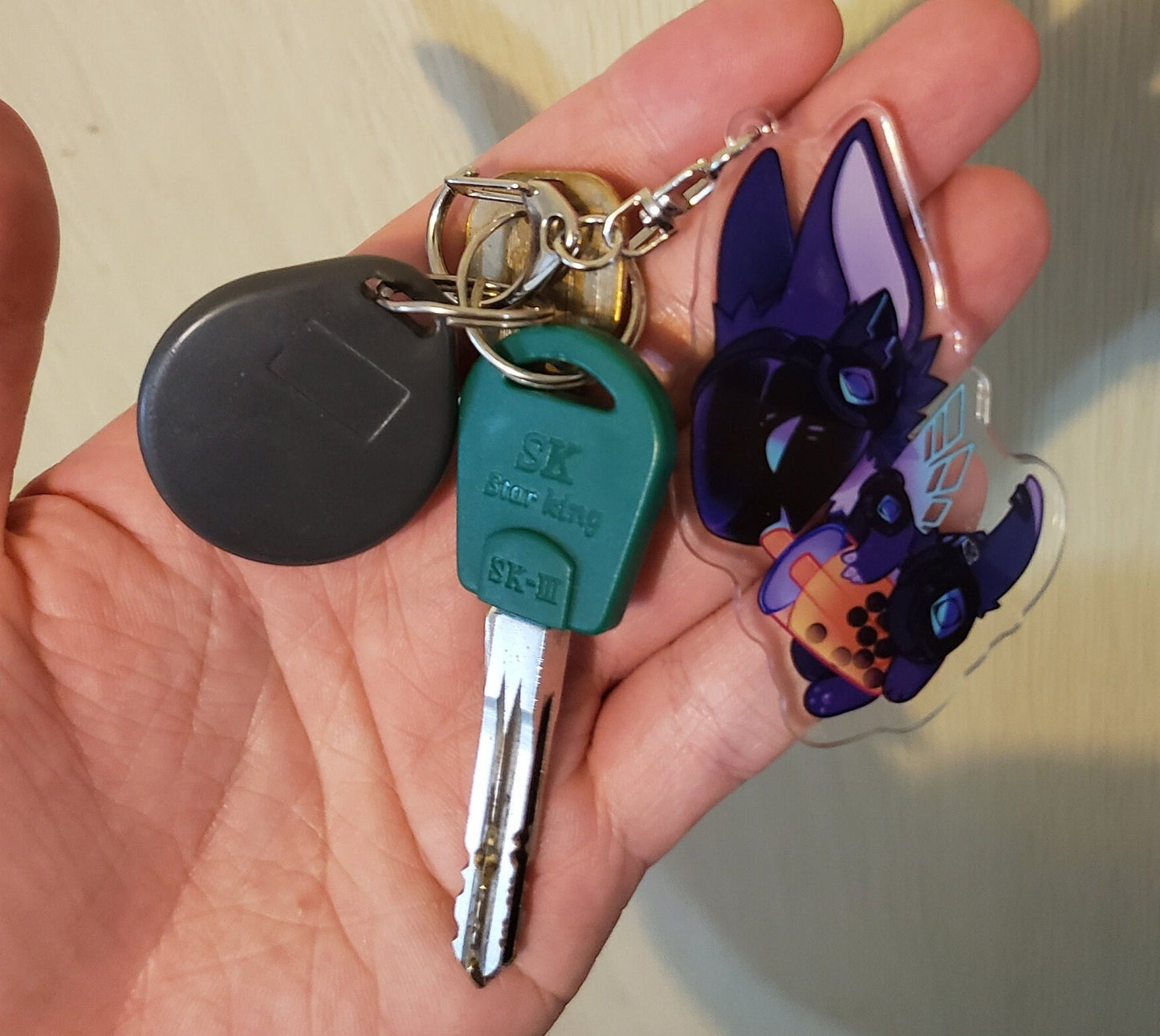 Boba protogen keychains !