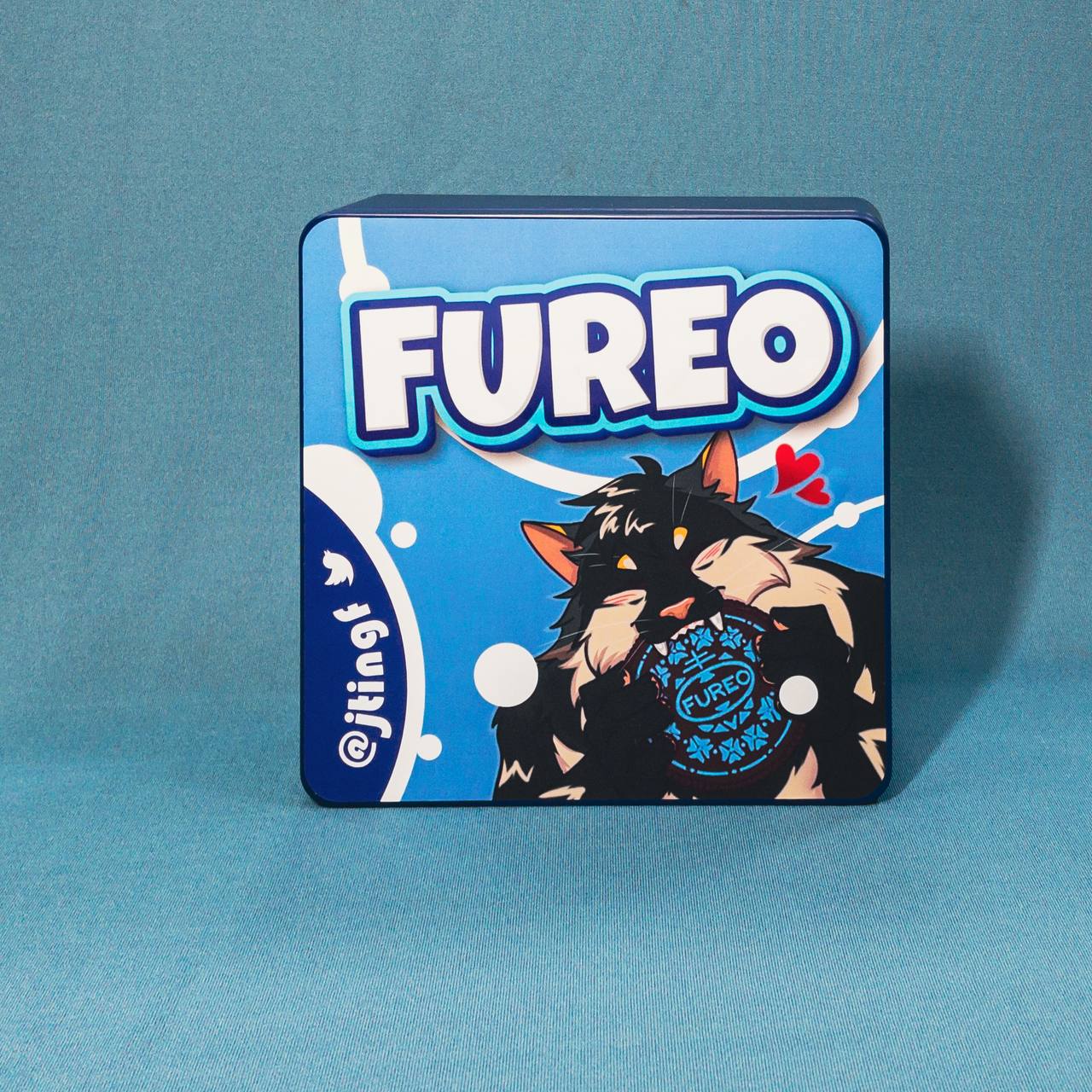 Fureo cookie shaped fursuit fan