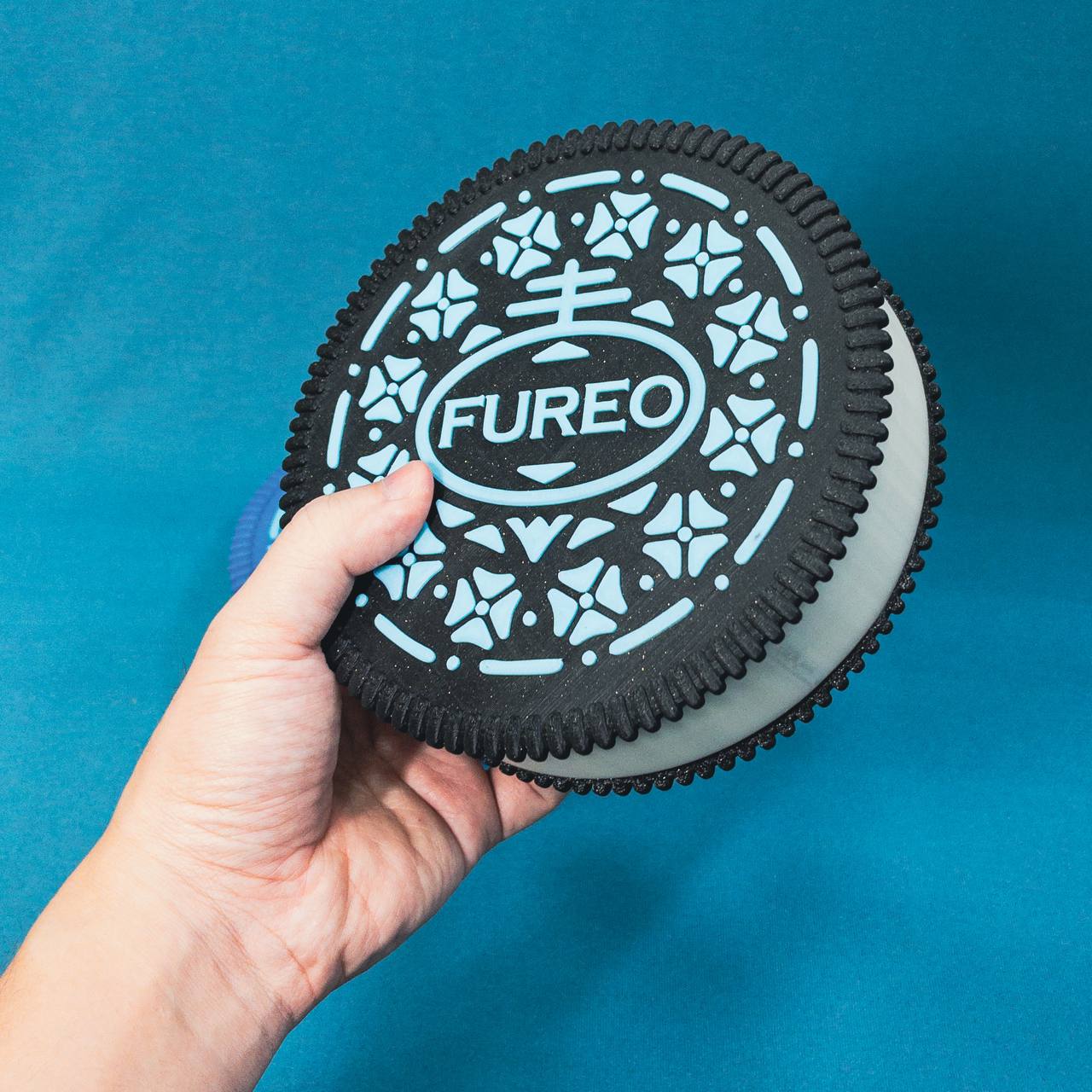 Fureo cookie shaped fursuit fan